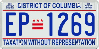DC license plate EP1269
