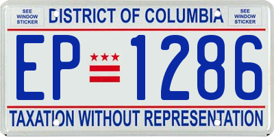 DC license plate EP1286