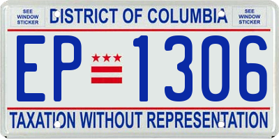 DC license plate EP1306