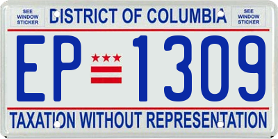 DC license plate EP1309