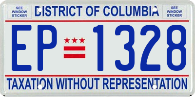 DC license plate EP1328