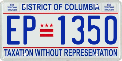 DC license plate EP1350