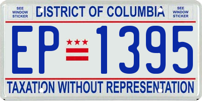 DC license plate EP1395