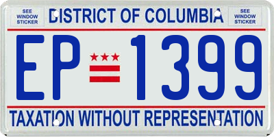 DC license plate EP1399