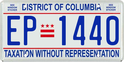 DC license plate EP1440