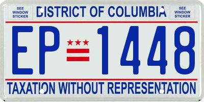 DC license plate EP1448