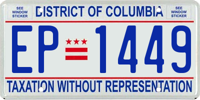 DC license plate EP1449