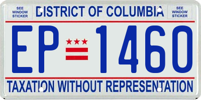 DC license plate EP1460