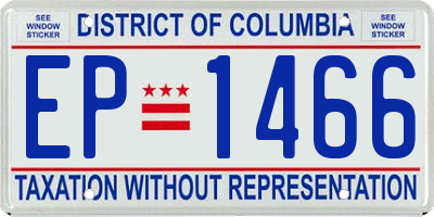 DC license plate EP1466