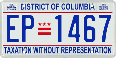 DC license plate EP1467