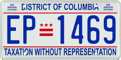 DC license plate EP1469