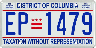 DC license plate EP1479