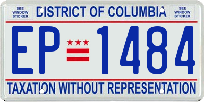 DC license plate EP1484