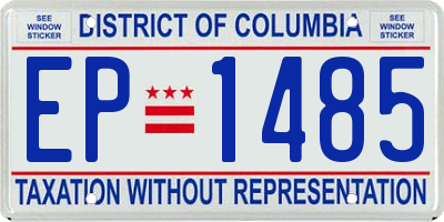 DC license plate EP1485