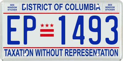 DC license plate EP1493