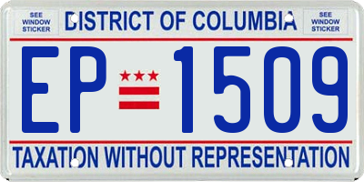 DC license plate EP1509