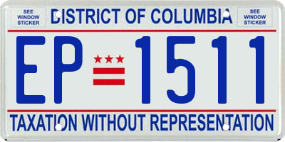 DC license plate EP1511
