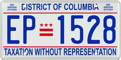 DC license plate EP1528
