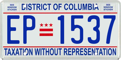 DC license plate EP1537