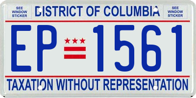 DC license plate EP1561