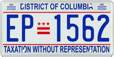 DC license plate EP1562