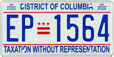 DC license plate EP1564