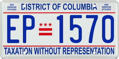 DC license plate EP1570