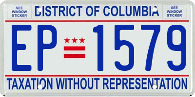 DC license plate EP1579