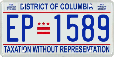 DC license plate EP1589