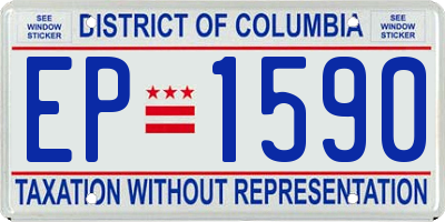 DC license plate EP1590