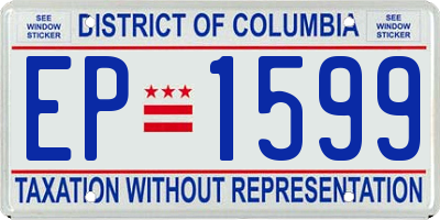 DC license plate EP1599