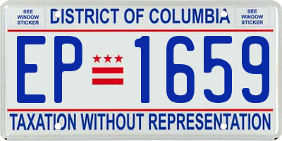 DC license plate EP1659