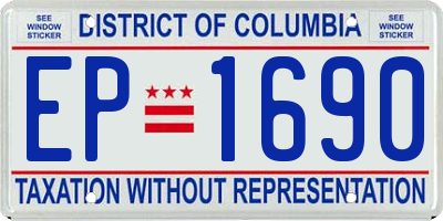 DC license plate EP1690