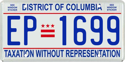 DC license plate EP1699