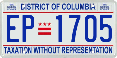 DC license plate EP1705