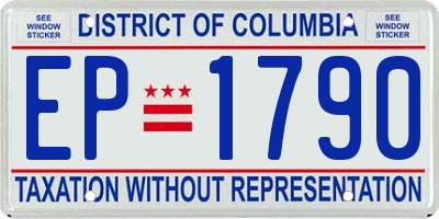 DC license plate EP1790