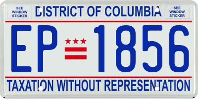 DC license plate EP1856