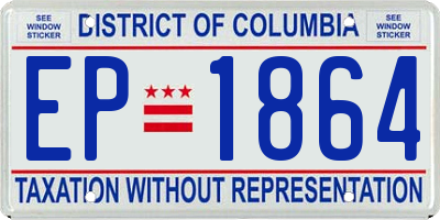 DC license plate EP1864
