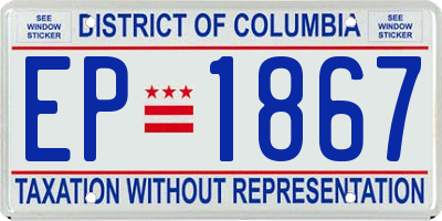 DC license plate EP1867