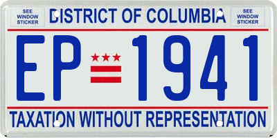 DC license plate EP1941