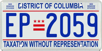 DC license plate EP2059