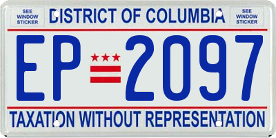 DC license plate EP2097