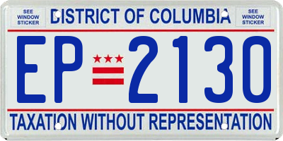 DC license plate EP2130