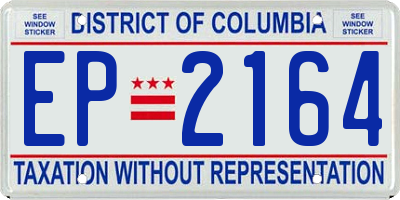 DC license plate EP2164