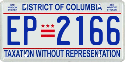 DC license plate EP2166