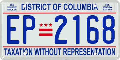 DC license plate EP2168