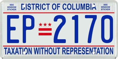 DC license plate EP2170