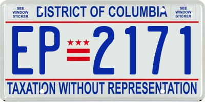 DC license plate EP2171