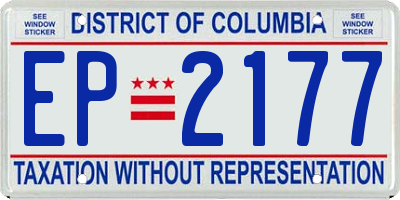 DC license plate EP2177