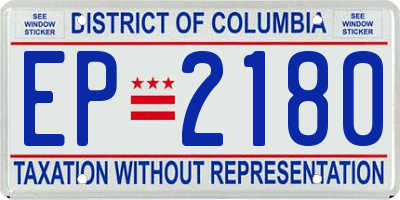 DC license plate EP2180